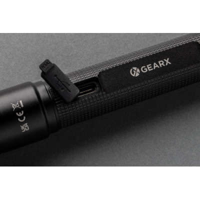 Gear X RCS recycled aluminum USB-rechargeable torch