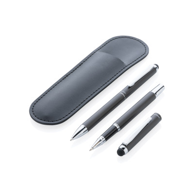 Swiss Peak deluxe pen set in PU pouch