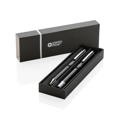 Swiss Peak Cedar RCS certified recycled aluminum pen set