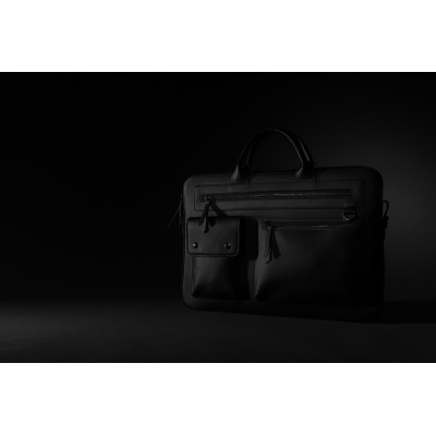 Swiss Peak GRS recycled PU 14 inch laptop bag