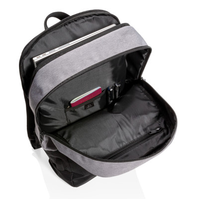 Modern 15.6" USB & RFID laptop backpack PVC free