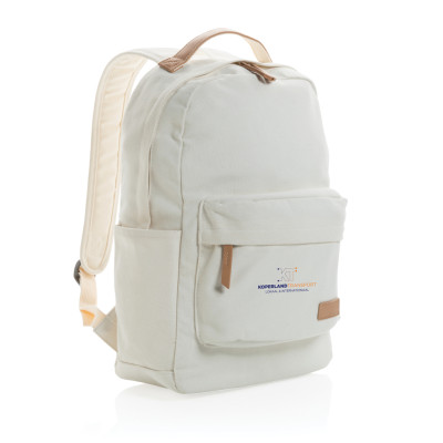 Impact AWARE™ 16 oz. recycled canvas backpack