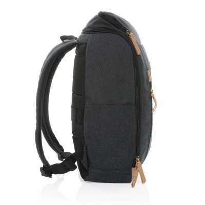 Impact AWARE™ 16 oz. recycled canvas 15" laptop backpack