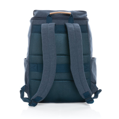 Impact AWARE™ 16 oz. recycled canvas 15" laptop backpack