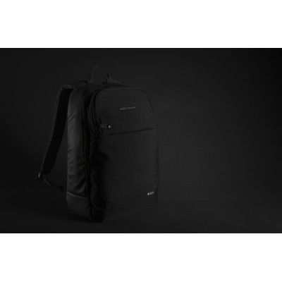 Swiss Peak laptop backpack with UV-C steriliser pocket