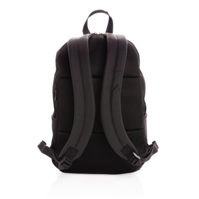 Smooth PU 15.6"laptop backpack