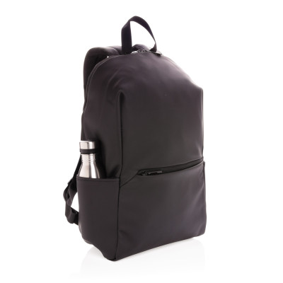 Smooth PU 15.6"laptop backpack