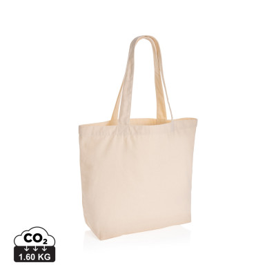 Impact Aware™ 240 gsm rcanvas shopper w/pocket undyed