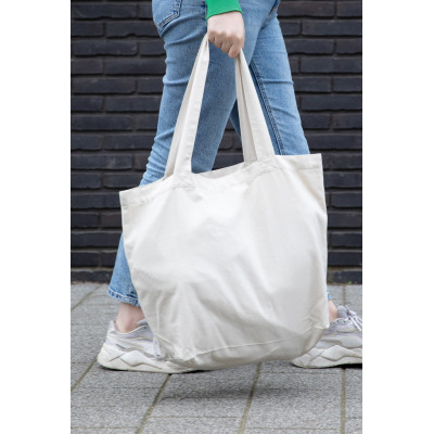 Impact Aware™ 240 gsm rcanvas shopper w/pocket undyed