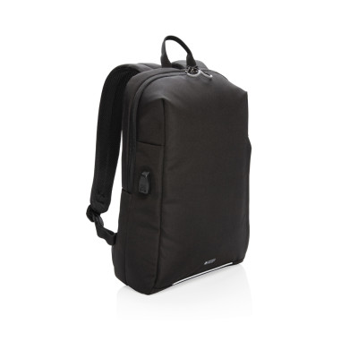 Swiss Peak AWARE™ RFID and USB A laptop backpack