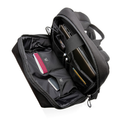 Swiss Peak AWARE™ RFID and USB A laptop backpack