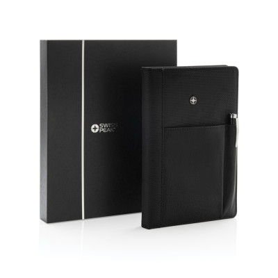 Refillable notebook and pen set