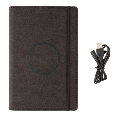 Air 5W wireless charging refillable journal cover A5