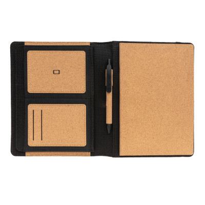 Deluxe cork portfolio A5 with pen