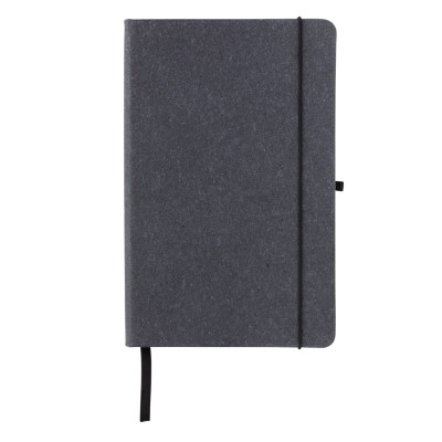 Recycled leather hardcover notebook A5