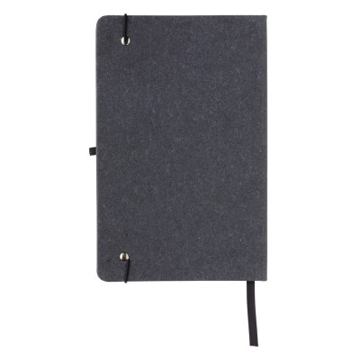 Recycled leather hardcover notebook A5