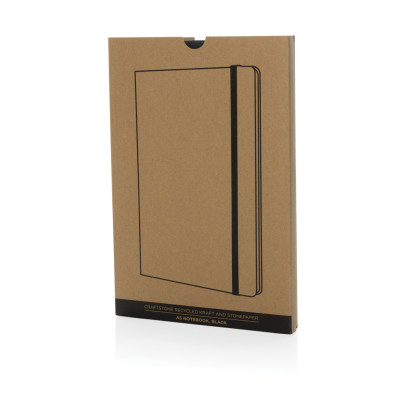 Craftstone A5 recycled kraft and stonepaper notebook