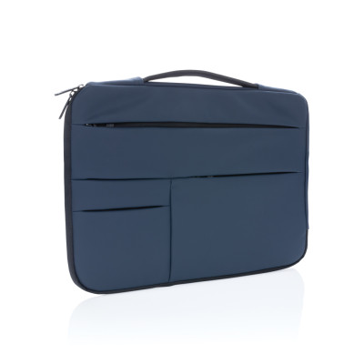 Smooth PU 15.6" laptop sleeve with handle