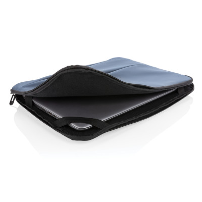 Smooth PU 15.6" laptop sleeve with handle