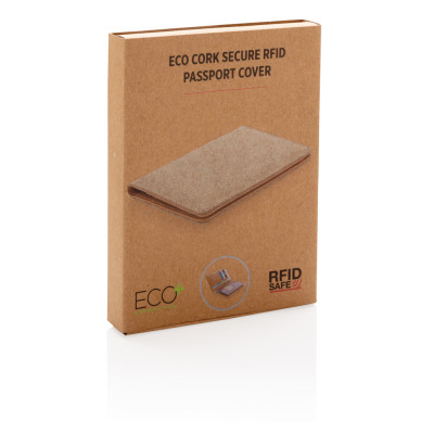 Cork secure RFID passport cover