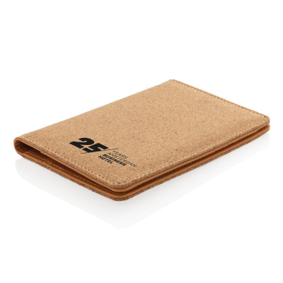 Cork secure RFID passport cover