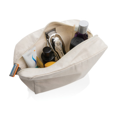 Impact Aware™ 285 gsm rcanvas toiletry bag undyed