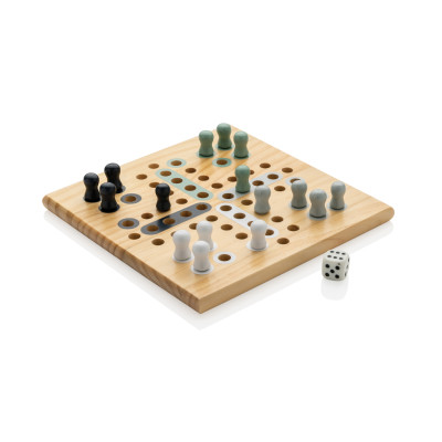 Claire wooden Ludo game