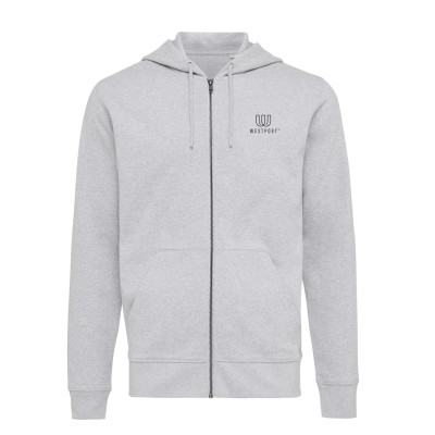 Iqoniq Abisko recycled cotton zip through hoodie