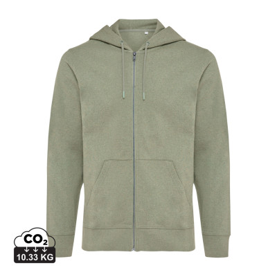 Iqoniq Abisko recycled cotton zip through hoodie