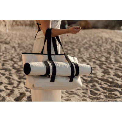 VINGA Volonne AWARE™ recycled canvas beach bag