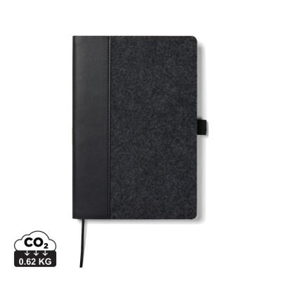 VINGA Albon GRS recycled felt notebook