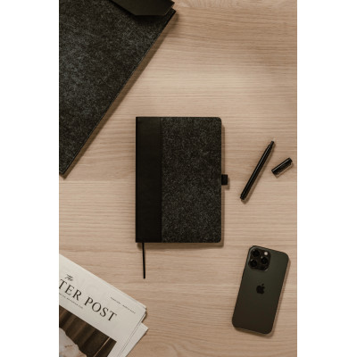 VINGA Albon GRS recycled felt notebook