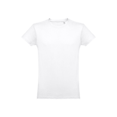 THC LUANDA WH. Men's tubular cotton T-shirt. White