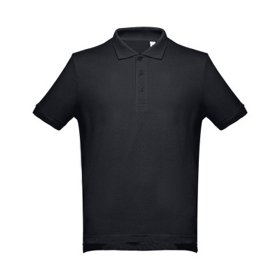 THC ADAM. Men's short-sleeved cotton polo shirt