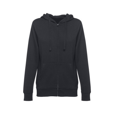 THC AMSTERDAM WOMEN. Women's hoodie in cotton and polyester with full zip