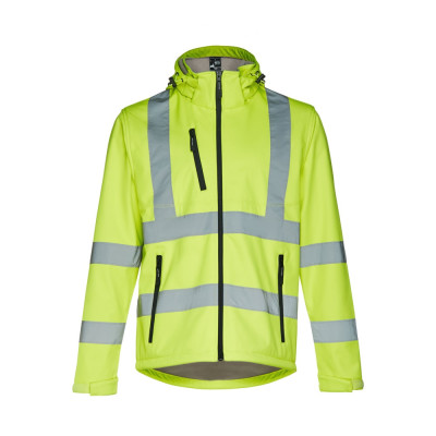 THC ZAGREB WORK. High-visibility softshell jacket (unisex, class 111)