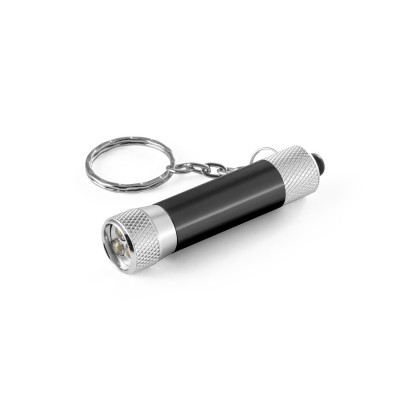 LERGAN. Aluminium keyring with a 3 LED flashlight