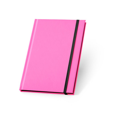 WATTERS. A5 notebook in fluorescent PU. Lined sheets