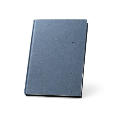 COFFEEPAD RIGID. A5 notepad with hard cover made from coffee husk waste (66%)