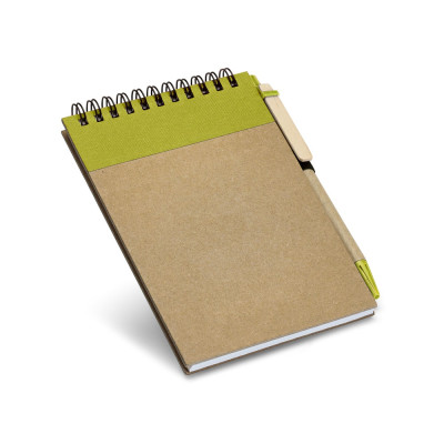 RINGORD. Spiral-bound pocket sized notepad with plain