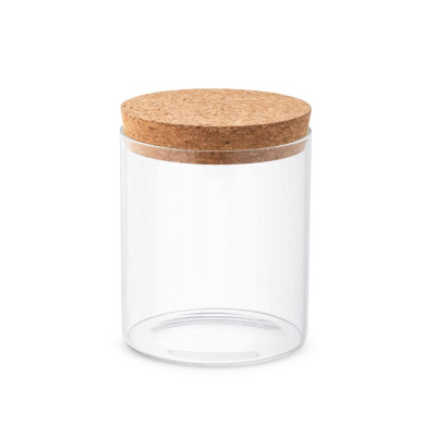 SPICE 700. Borosilicate glass canister with bamboo lid 700 mL