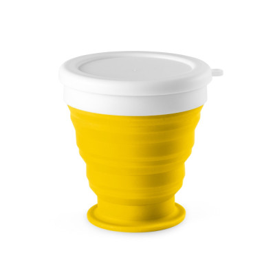 ASTRADA. Silicone and PP folding travel cup 250 mL