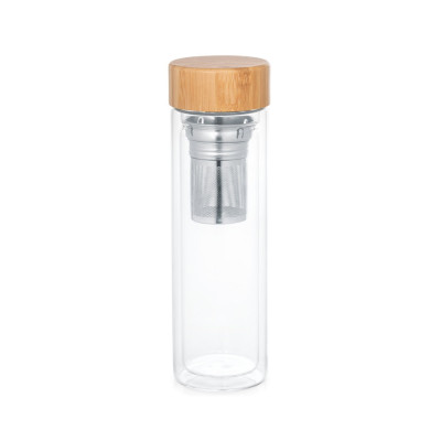 MAKAROVA. Borosilicate glass bottle with infusers 490 mL