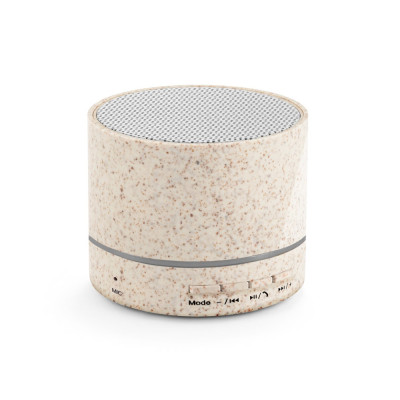 LINEU. ABS and straw fibre speaker with microphone