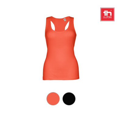 THC TIRANA. Women's sleeveless cotton T-shirt