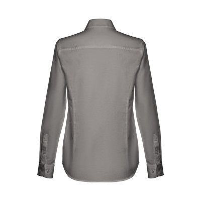 THC TOKYO WOMEN. Women's long-sleeved oxford shirt with pearl coloured buttons