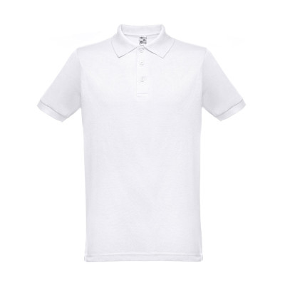 THC BERLIN WH. Men's short-sleeved polo shirt. White