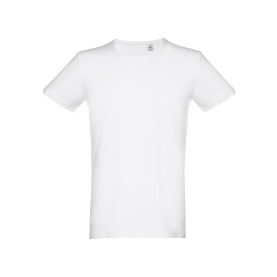 THC SAN MARINO WH. Men's short-sleeved T-shirt in combed cotton. White