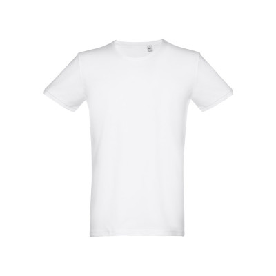 THC SAN MARINO WH. Men's short-sleeved T-shirt in combed cotton. White