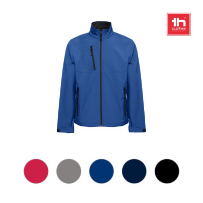 THC EANES. Softshell striukė (unisex) iš poliesterio ir elastano